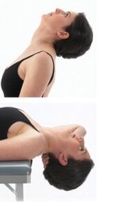 gimnastik untuk leher untuk osteochondrosis